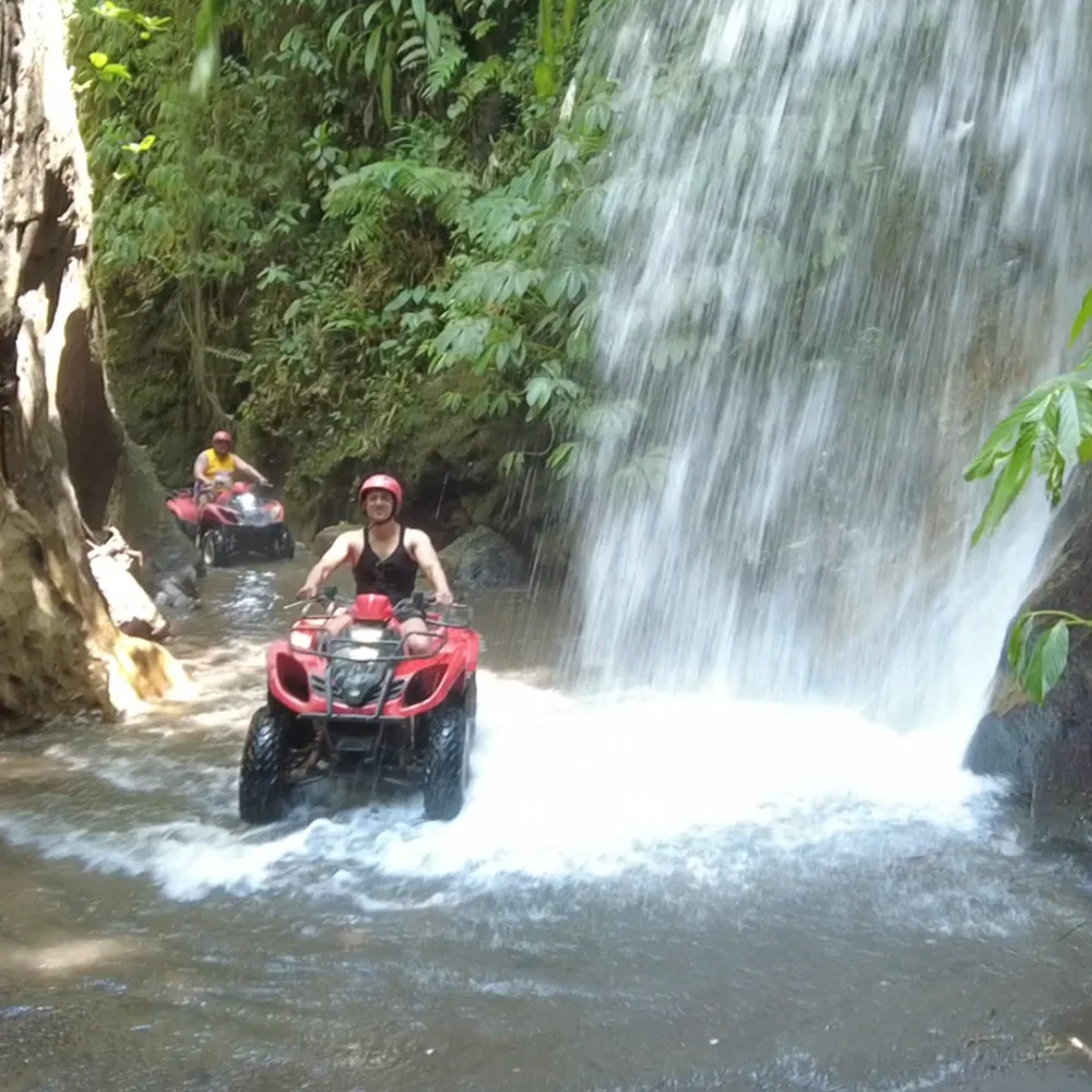 Bali ATV Ride Adventure Tour di Ubud – Best Bali ATV Quad Bike Track, Jungle, River & Waterfall Adventure Booking